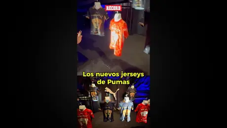 Pumas presentó su indumentaria con nueva marca para la siguiente temporada