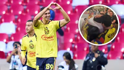 Familia de Alejandro Cárdenas celebró entre lágrimas y abrazos su primer gol con el América