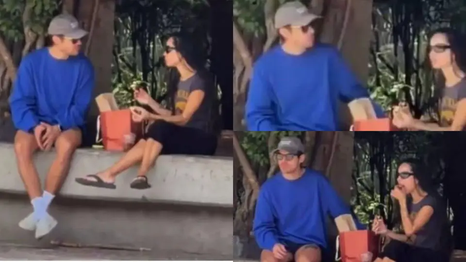 Harry es captado comiendo junto a la actriz Zoë Kravitz / Redes