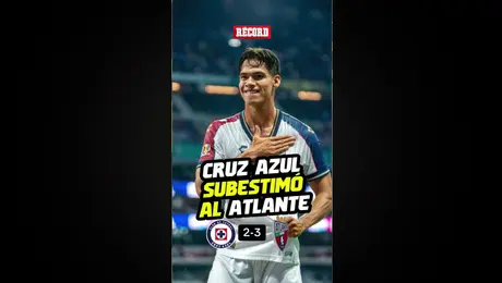 CRUZ AZUL SUBESTIMÓ AL ATLANTE
