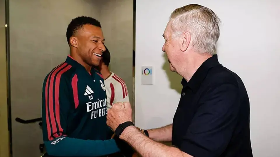 Kylian Mbappé y Carlo Ancelotti l Real Madrid