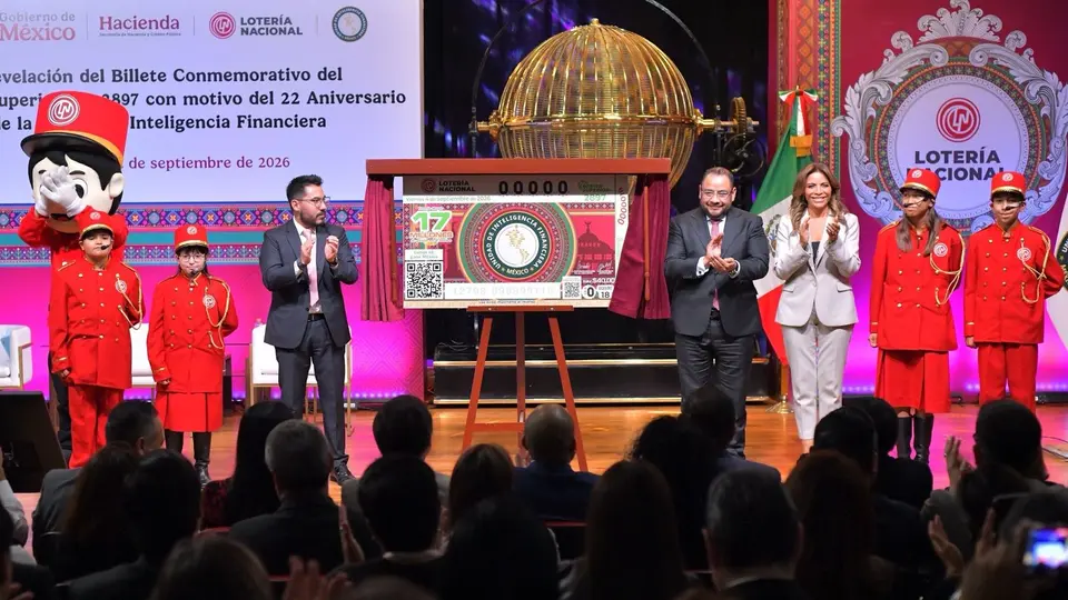 Lotería Nacional lanza billete por 22 años de la UIF: fecha del sorteo y premio de 17 millones de pesos