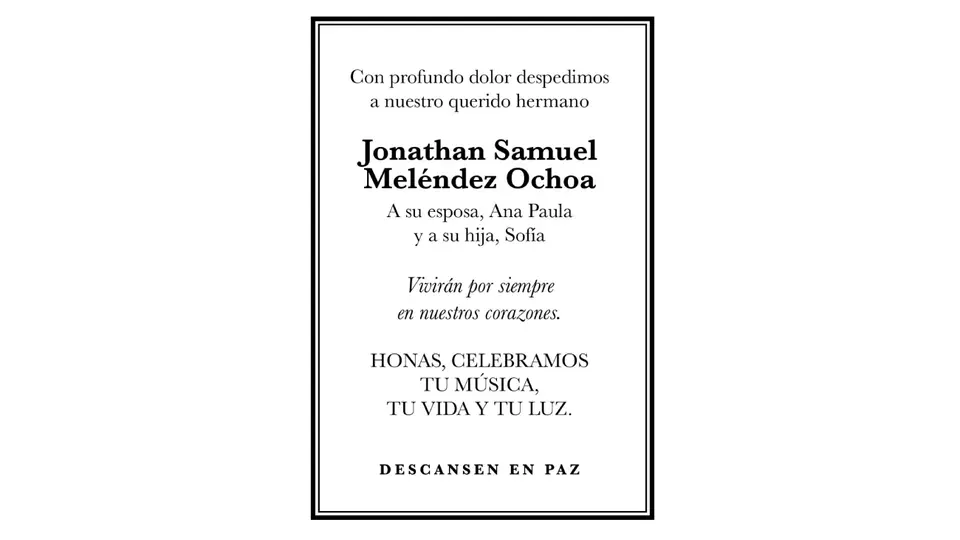 Camilo Séptimo publicó una esquela por la pérdida de su amigo y familia / FB: @CamiloVIImx