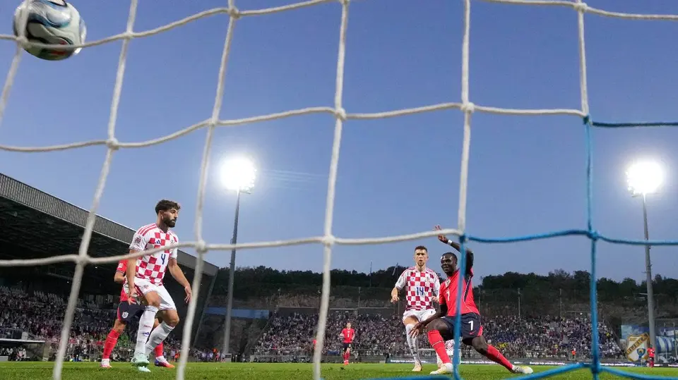 Bukayo Saka tras anotar gol en la victoria de Inglaterra sobre Croacia | AP