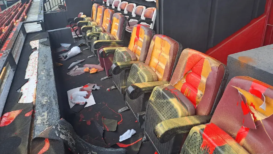 Palco presidencial del Estadio de Vallecas | X:@RayoVallecano