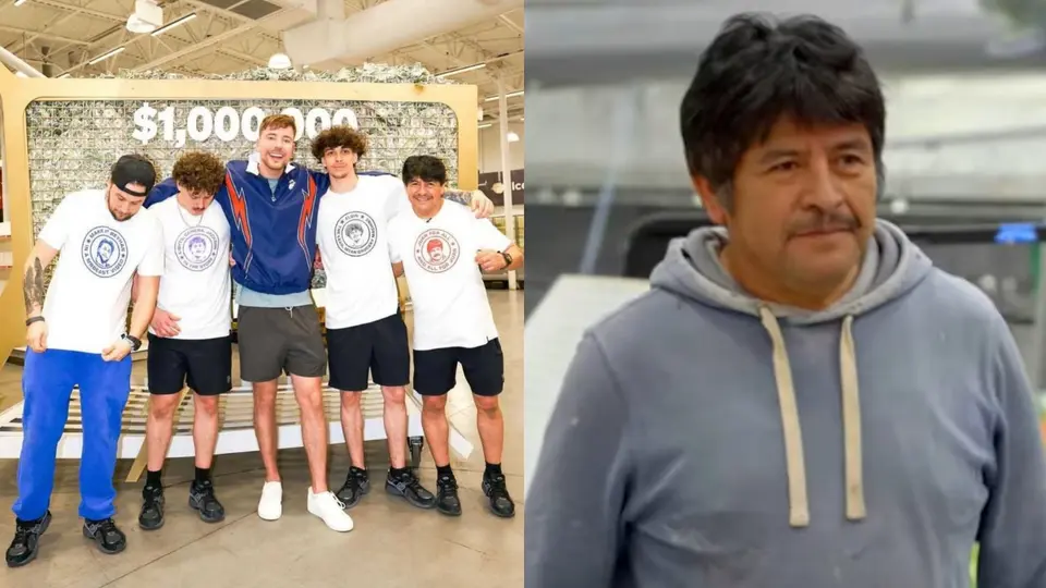 Mexicano Juan García gana reto de MrBeast tras pasar 202 días encerrado en un supermercado
