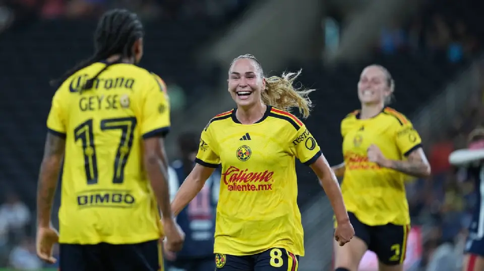 Irene Guerrero tras anotar con América en Liga MX Femenil| IMAGO7