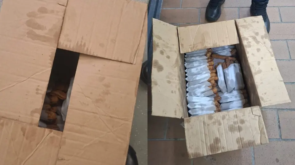 En la caja había churros. / @MetroCDMX