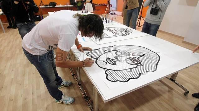 Los retratos serán subastados y los recursos se destinarán a la fundación FC Barcelona. FOTO: fcbarcelona.es