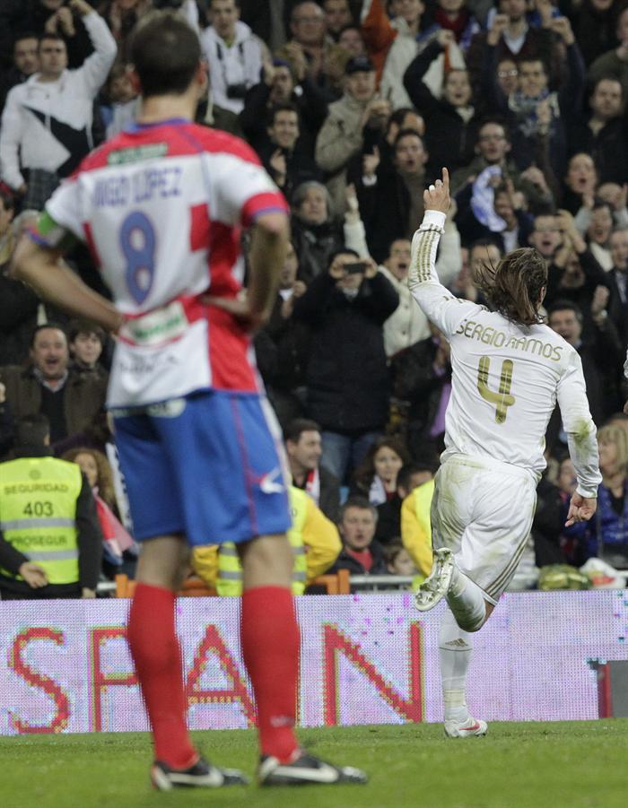 Ramos regresó la tranquilidad a los madridistas. FOTO: EFE