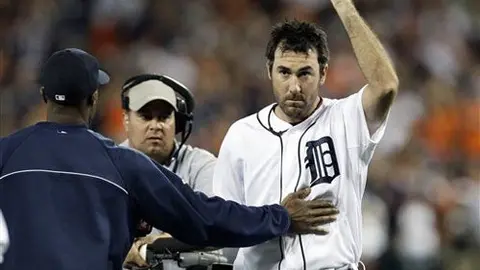 Verlander se queda a 2 out del juego sin hit