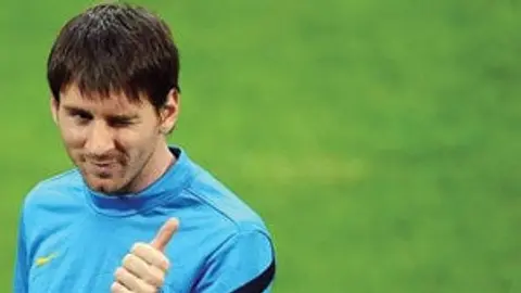 Messi descansa navegando