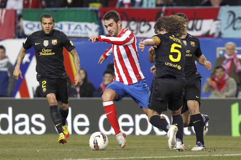 El Atleti dificulta el triunfo del Barça. FOTO: EFE