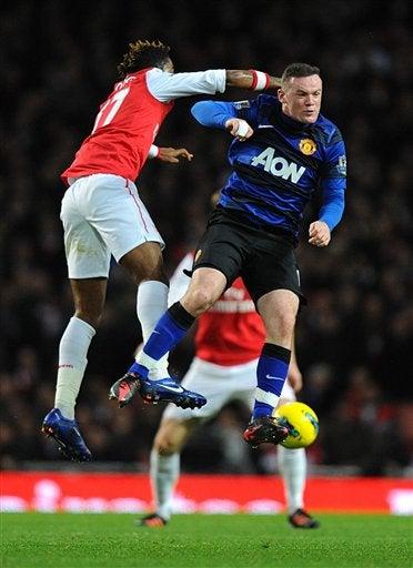 Manchester United venció al Arsenal 1-2. FOTO: AP
