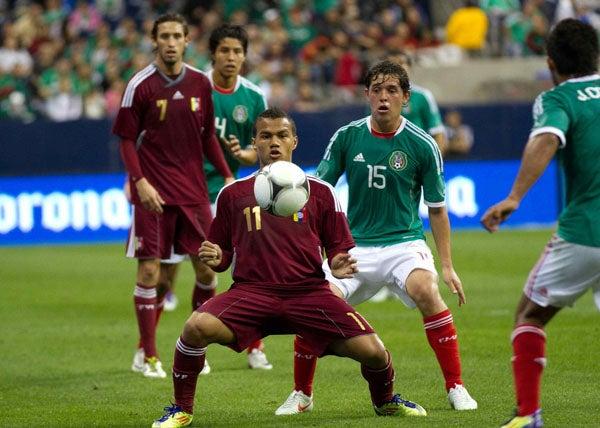La vinotinto se paró bien en el campo. FOTO: MEXSPORT