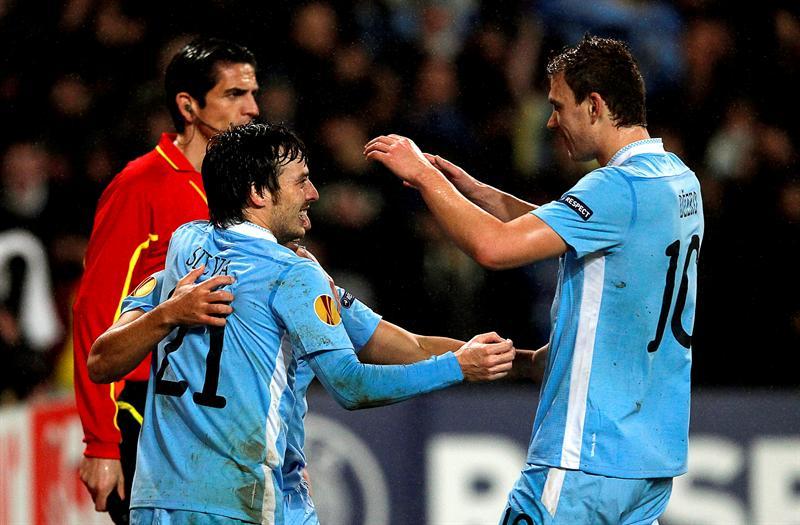 Con gran actuación de David Silva y el Kun Agüero, el equipo inglés eliminó al Porto. FOTO: EFE