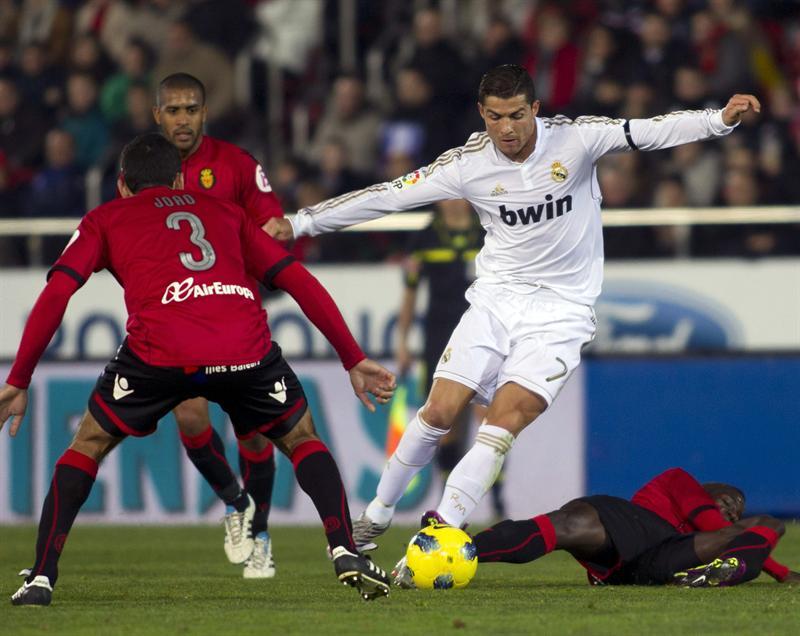 CR7 tuvo un primer tiempo discreto. FOTO: EFE