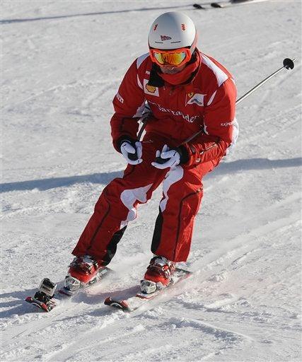 La escudería Ferrari tuvo una jornada en Madonna di Campiglio. FOTO: AP