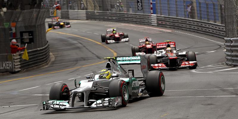 El alemán Nico Rosberg se quedó con el segundo sitio del Premio de Monaco l EFE