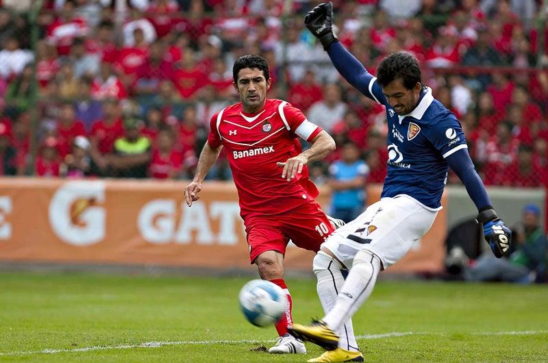 Jaguares fue claramente dominado 3-1 por los Diablos Rojos. FOTO: MEXSPORT