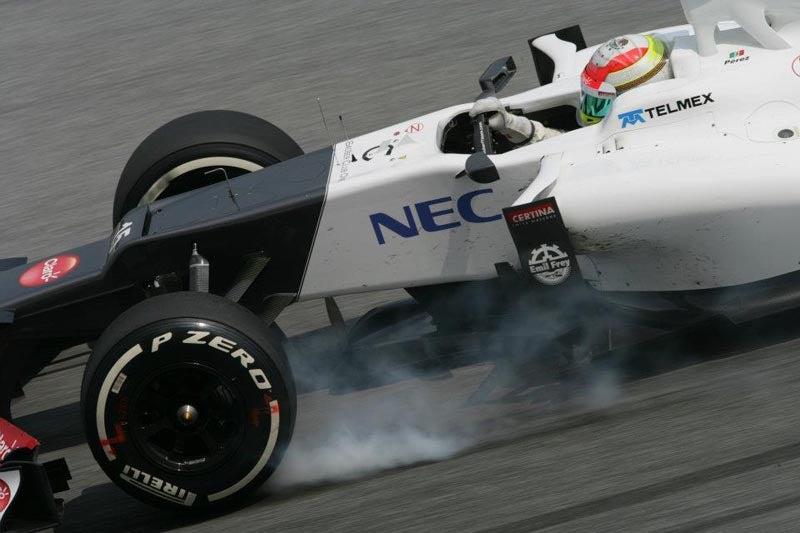 El mexicano obtiene un podio histórico para la escudería Sauber. FOTO: SAUBER
