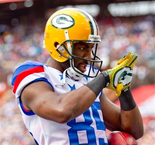 Greg Jennings de Green Bay. FOTO: AP