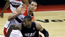 Wade y Bosh guiaron el triunfo de Miami sobre Wizards