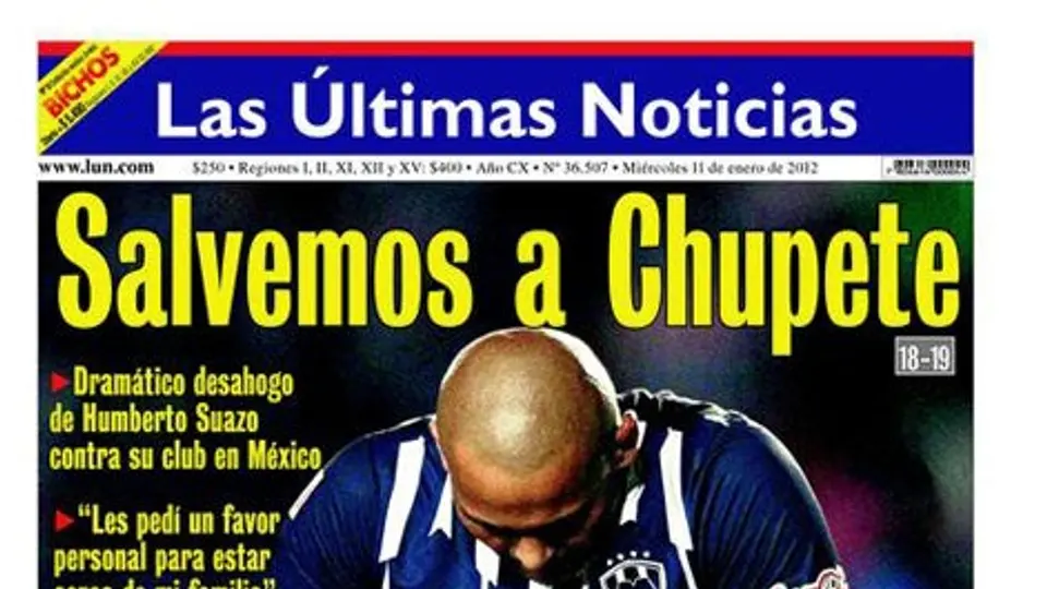 Medio chileno quiere salvar' a Suazo
