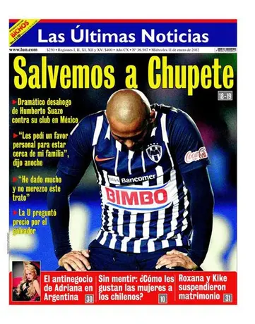 Medio chileno quiere salvar' a Suazo