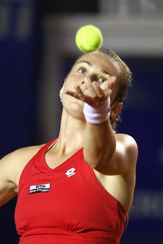 Magdaléna Rybáriková derrotó a la mexicana Jimena Hermoso. FOTO: MEXSPORT