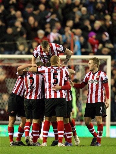 Sunderland vence 2-0 en casa al Swansea. FOTO: AP