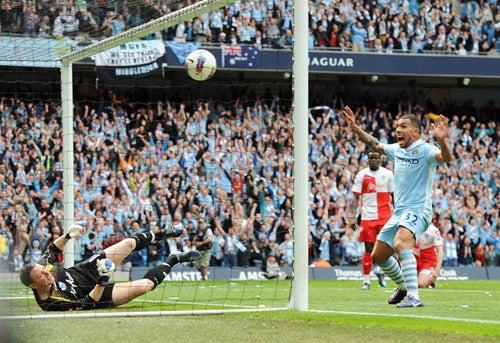 Con gol de último minuto, el Man-City se proclama Campeón de Inglaterra | EFE