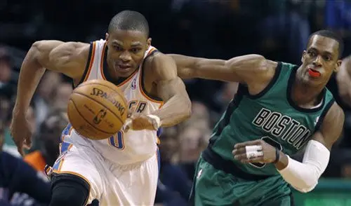 Celtics caen 97-88 ante Thunder y suman cinco derrotas en fila