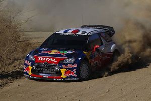Loeb es líder tras una jornada accidentada