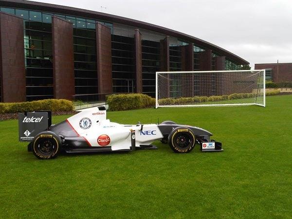 El C31 en las instalaciones del Chelsea | Sauber