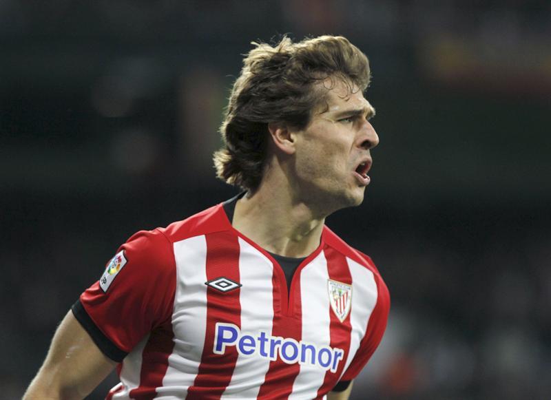 Llorente celebra el único gol. FOTO: EFE
