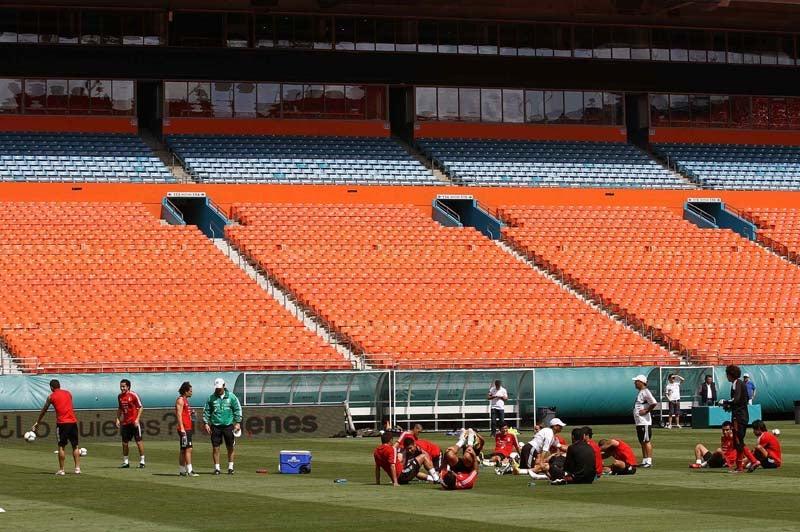 El equipo de Chepo de la Torre realizó su entrenamiento. FOTO: MEXSPORT