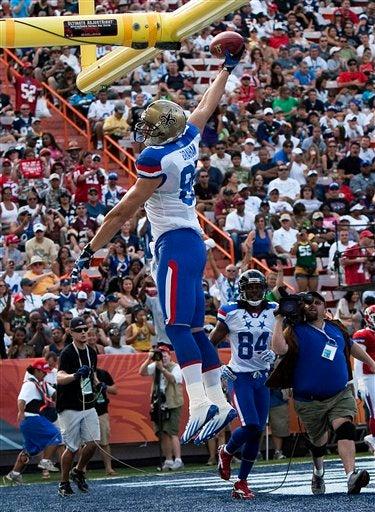 Jimmy Graham de Nueva Orleans. FOTO: AP