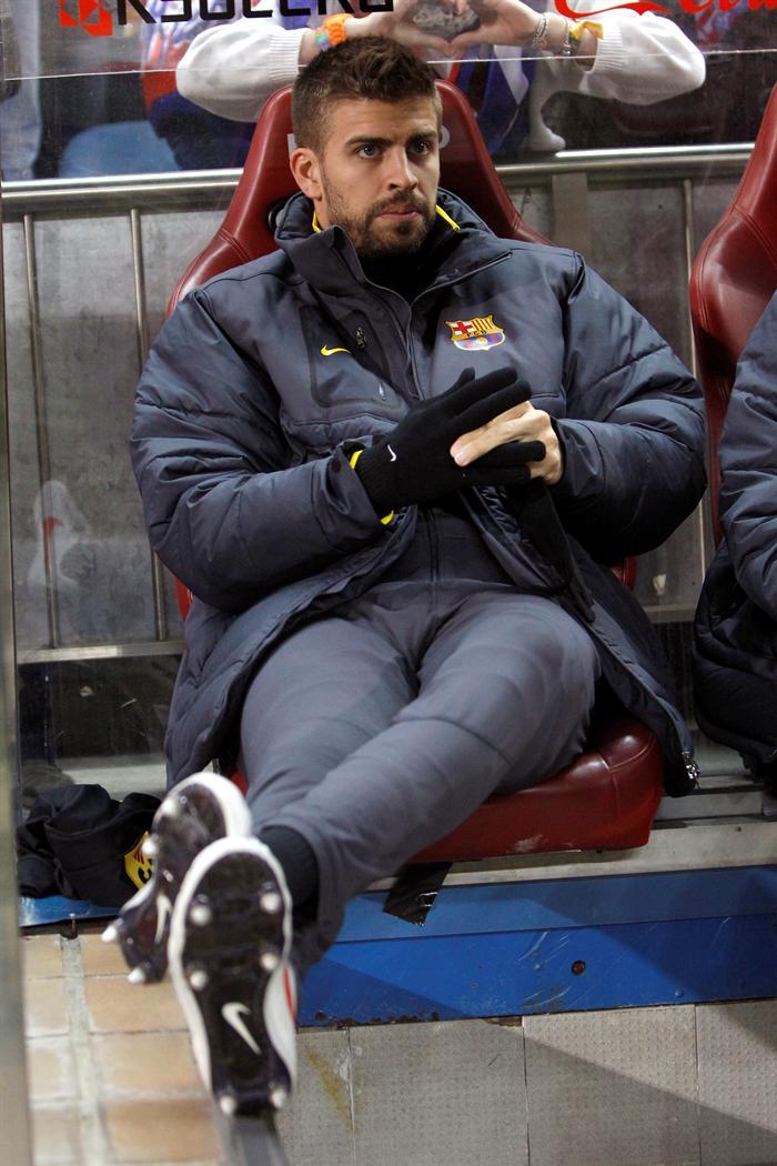 Piqué no tuvo actividad. FOTO: EFE