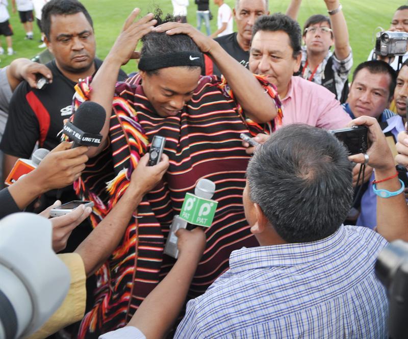 El 'Gaucho' está de visita con el Flamengo para disputar la Copa Libertadores. FOTO: EFE