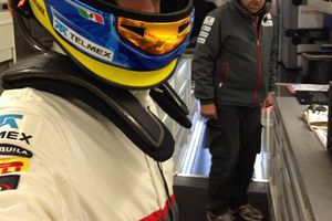 Prueba Esteban Gutiérrez el Sauber C31 Ferrari