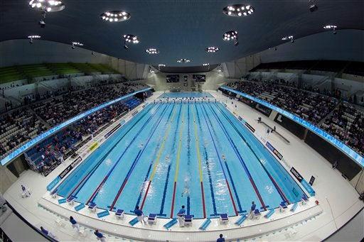 Así luce el Olympic Aquatics Centre. FOTO: AP
