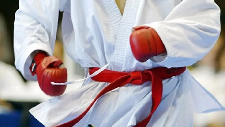 Homero Morales viajó con la selección de karate a Francia