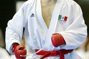 Homero Morales viajó con la selección de karate a Francia