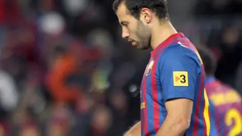 Mascherano admite que necesitan un tropezón del Madrid