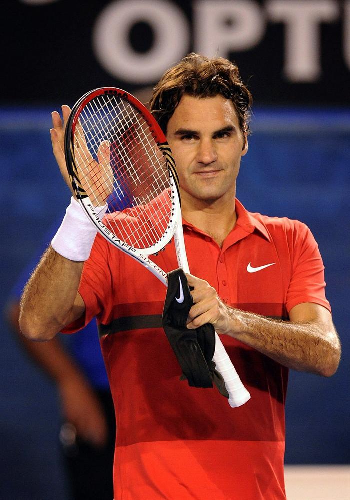 En un complicado juego, Federer logró vencer a Kudryavtsev en una hora y 38 minutos. FOTO: EFE