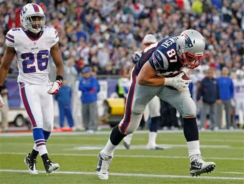 Gronkowski no participó en el entrenamiento de Pats