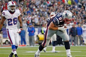 Gronkowski no participó en el entrenamiento de Pats