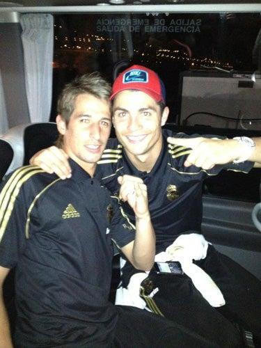 CR7 disfruta el campeonato del Real Madrid | IMAGEN DE INTERNET