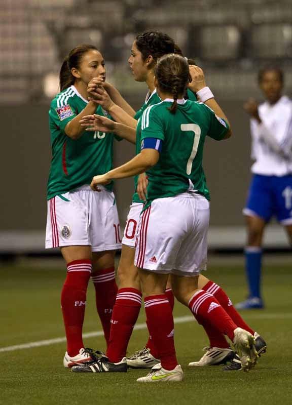 La selección femenil mexicana venció 7-0 a República Dominicana. FOTO: MEXSPORT